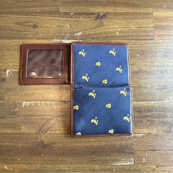 Polo Ralph Lauren Bi-Fold Wallet Embroidered Coin Money Leather Card Holder - Picture 5 of 7